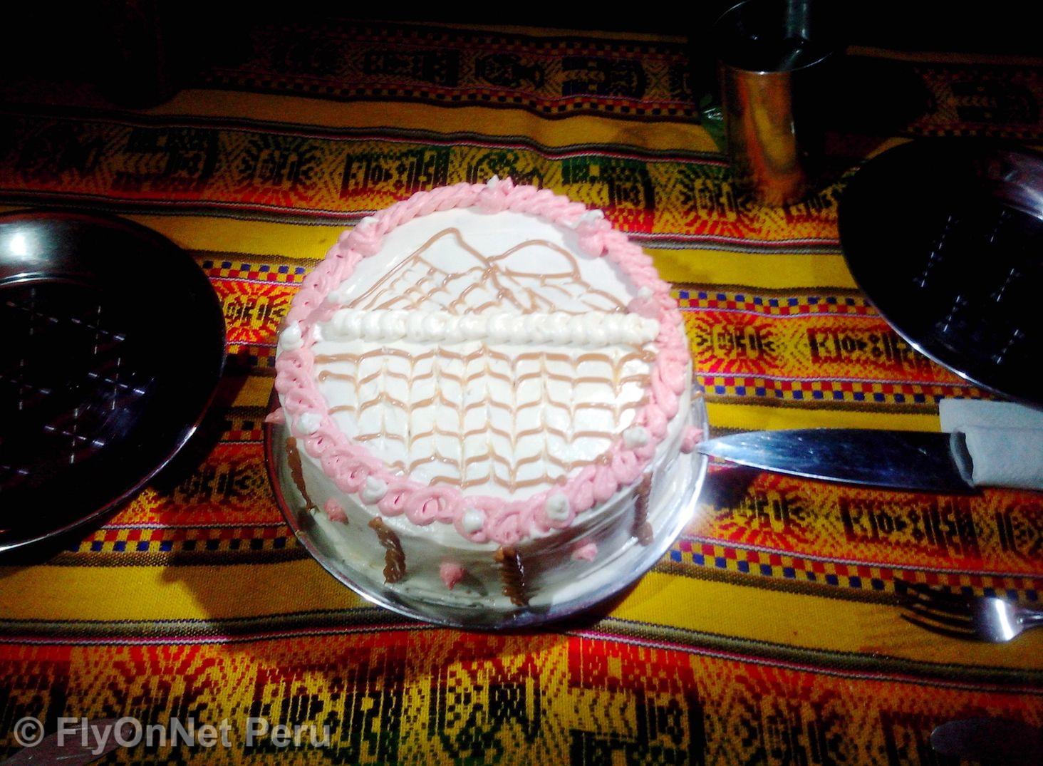 Photo Album: Birthday cake during the trek